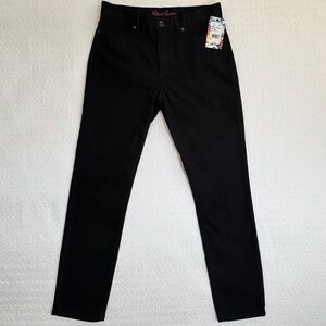 NWT Robert Graham "Hailey" Black Jeans Slim Straight Leg Women's Size 4